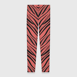 Леггинсы женские Полосатый тигровый узор, цвет: 3D-принт