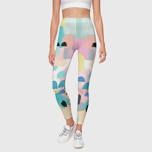 Женские легинсы Surtex / 3D-принт – фото 3