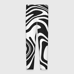Леггинсы женские Черно-белые полосы Black and white stripes, цвет: 3D-принт