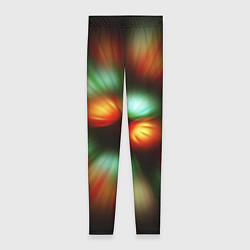 Леггинсы женские Вспышка света в виде ярких линий, цвет: 3D-принт
