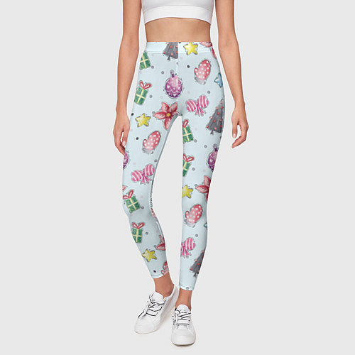 Женские легинсы Good New Year Spirit / 3D-принт – фото 3