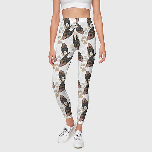 Женские легинсы Доберман Doberman / 3D-принт – фото 3