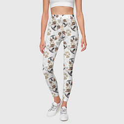 Леггинсы женские Английский Бульдог Bulldog, цвет: 3D-принт — фото 2