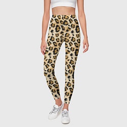Леггинсы женские Пятна Дикого Леопарда, цвет: 3D-принт — фото 2