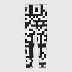 Леггинсы женские Qr codeкуаркод, цвет: 3D-принт