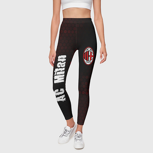 Женские легинсы AC MILAN AC Milan Графика / 3D-принт – фото 3