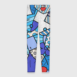 Леггинсы женские Romero Britto - sexy girls, цвет: 3D-принт