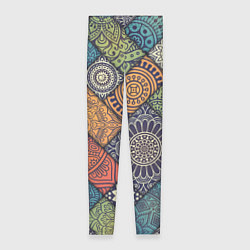 Леггинсы женские Mandala-pattern, цвет: 3D-принт