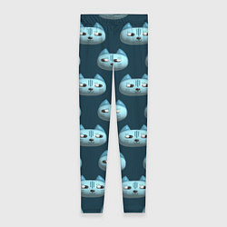 Женские легинсы Мордочки котов с эффектом 3d Паттерн