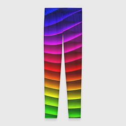 Леггинсы женские Color line neon pattern Abstraction Summer 2023, цвет: 3D-принт
