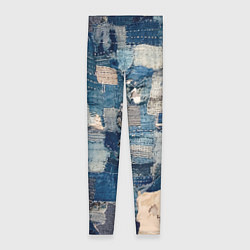 Женские легинсы Patchwork Jeans Осень Зима 2023