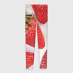 Леггинсы женские Strawberries, цвет: 3D-принт
