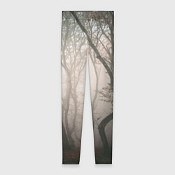 Леггинсы женские Лес Туман, цвет: 3D-принт