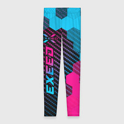 Леггинсы женские Exeed Neon Gradient - FS, цвет: 3D-принт