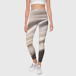 Леггинсы женские Абстрактные волны и огни бесконечности, цвет: 3D-принт — фото 2