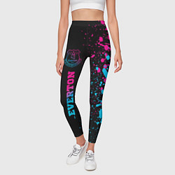 Леггинсы женские Everton - neon gradient: по-вертикали, цвет: 3D-принт — фото 2