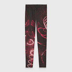 Леггинсы женские Неоновые тусклые фонари, цвет: 3D-принт