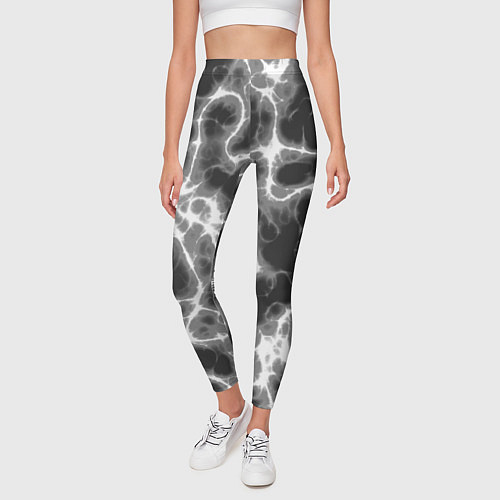 Женские легинсы Дымные корни / 3D-принт – фото 3
