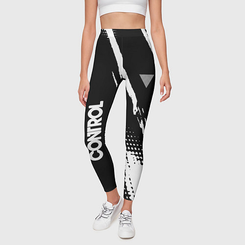 Женские легинсы Control Logo / 3D-принт – фото 3