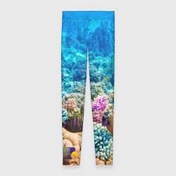 Леггинсы женские Дно морское, цвет: 3D-принт