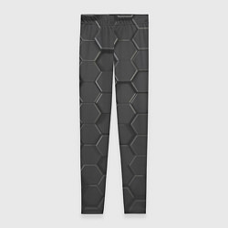 Женские легинсы Abstraction hexagon grey