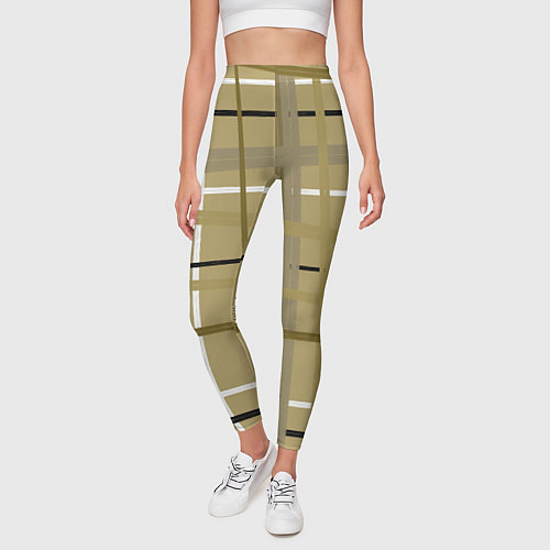 Женские легинсы Светлый квадрат / 3D-принт – фото 3