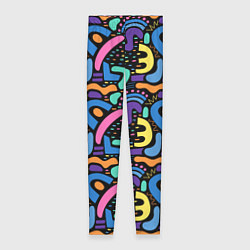Леггинсы женские Multicolored texture pattern, цвет: 3D-принт