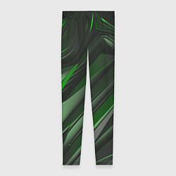 Женские легинсы Green black abstract