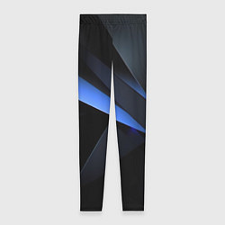 Леггинсы женские Black blue, цвет: 3D-принт