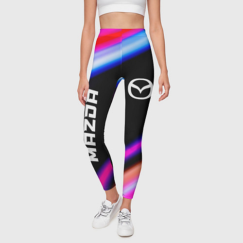 Женские легинсы Mazda speed lights / 3D-принт – фото 3