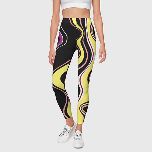 Женские легинсы Дисгармония / 3D-принт – фото 3