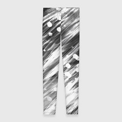 Леггинсы женские Черно-белые штрихи, цвет: 3D-принт