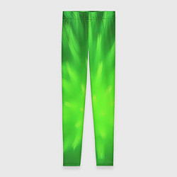 Леггинсы женские Зеленый взрыв, цвет: 3D-принт