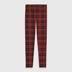 Женские легинсы Pajama pattern red