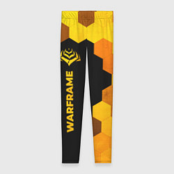 Леггинсы женские Warframe - gold gradient по-вертикали, цвет: 3D-принт