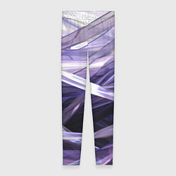 Леггинсы женские Фиолетовые прозрачные полосы, цвет: 3D-принт