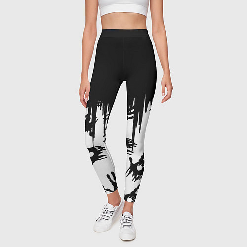 Женские легинсы Death Stranding отпечатки рук / 3D-принт – фото 3