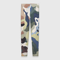 Леггинсы женские Камуфляж милитари, цвет: 3D-принт