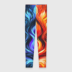 Леггинсы женские Два огня, цвет: 3D-принт