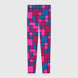 Леггинсы женские Геометрические цветные фигуры, цвет: 3D-принт