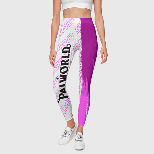Женские легинсы Palworld pro gaming по-вертикали / 3D-принт – фото 3