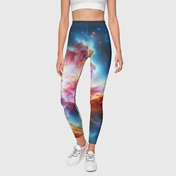 Леггинсы женские The cosmic nebula, цвет: 3D-принт — фото 2