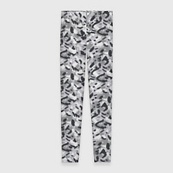 Женские легинсы Пикселированный городской серый камуфляж