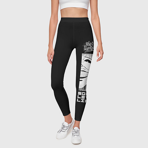 Женские легинсы Solo leveling double dungeon / 3D-принт – фото 3