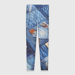 Женские легинсы Vanguard jeans patchwork - ai art