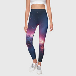 Леггинсы женские Взрыв в космосе, цвет: 3D-принт — фото 2