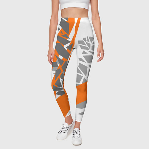 Женские легинсы Racing texture / 3D-принт – фото 3