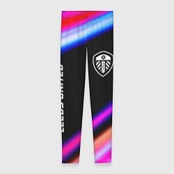 Леггинсы женские Leeds United speed game lights, цвет: 3D-принт