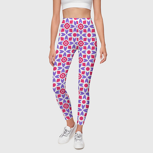 Женские легинсы Потрясающий узор батик / 3D-принт – фото 3