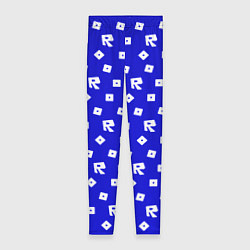 Женские легинсы Roblox blue pattern